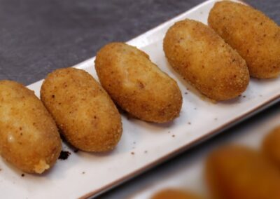Croquetas de jamón ibérico, Restaurante La Marieta, Mollet del Valles, Barcelona