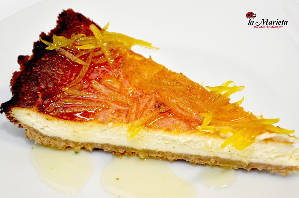 Ración de tarta de limón, | Restaurant La Marieta Mollet pa amb tomaquet