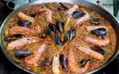 Restaurante La Marieta para disfrutar, paella mixta, en Mollet del Vallès, Barcelona, cenas de empresa,cenas románticas