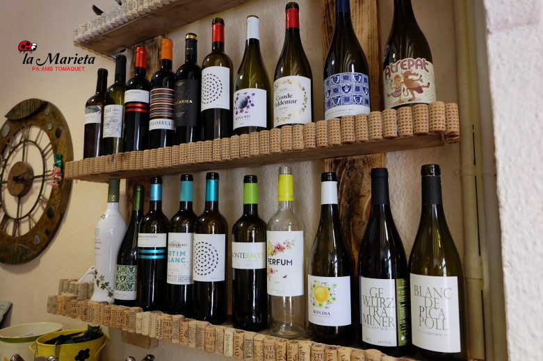 Restaurante La Marieta, nueva carta de vinos, variada, celler de vins, íntimo y familiar, aniversarios,cenas románticas, y celebraciones en Mollet del Vallès, Barcelona