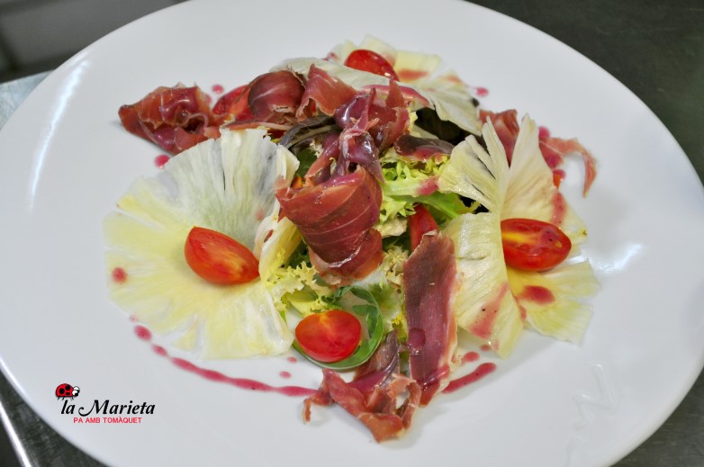 Restaurante La Marieta,Mollet del Valles, Barcelona , Menú degustación. Todos los viernes 25€ y los sábados 30€ , incluye mariscada